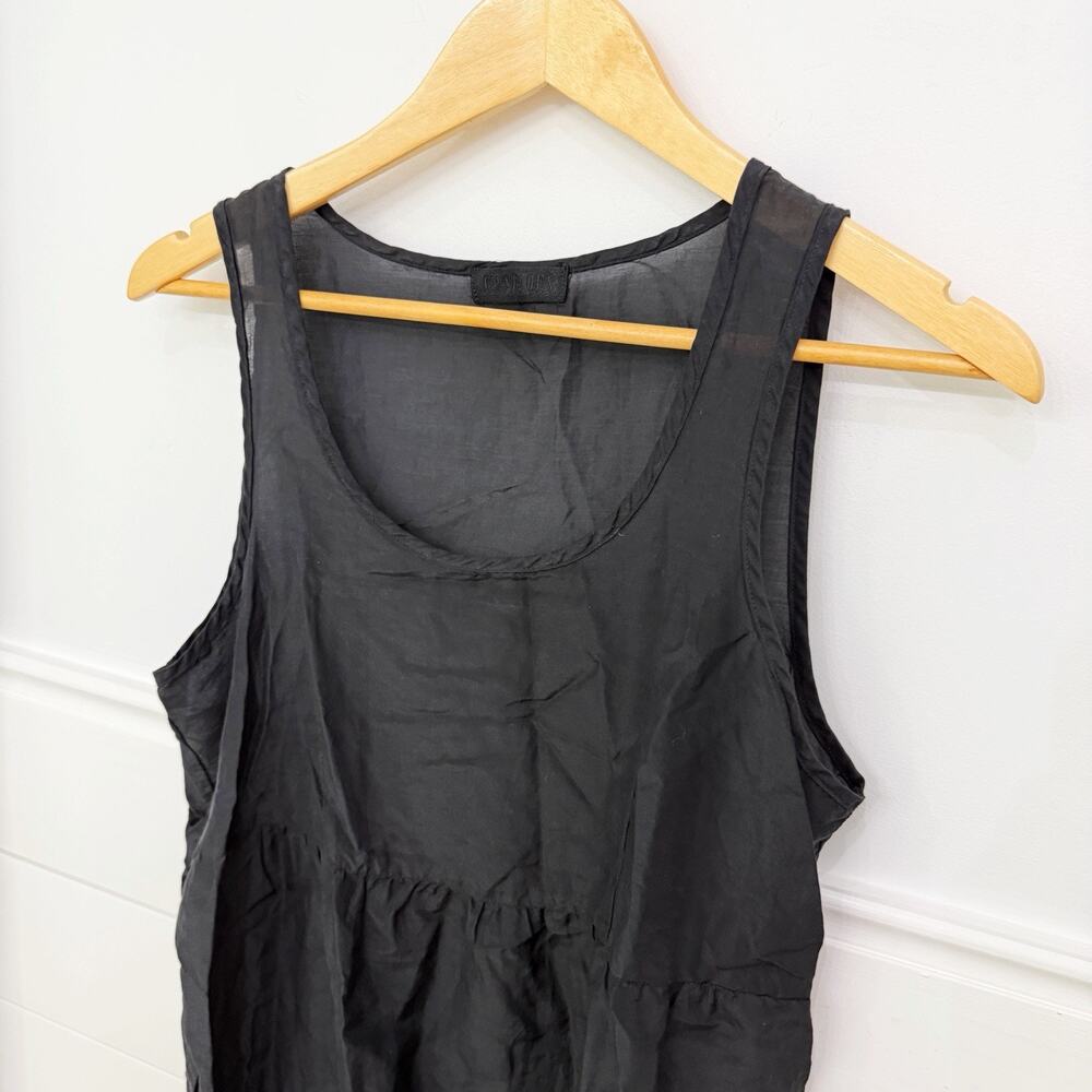 Women’s CP Shades Lot Of Two Tank Tops Black White Silk Blend Size Small S - Picture 3 of 10